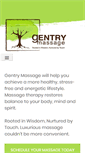 Mobile Screenshot of gentrymassage.com